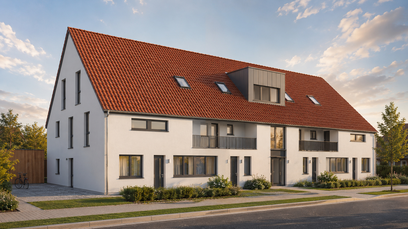 Zeitgemäß wohnen in Dissen: Neubauwohnung mit Terrasse und nachhaltigem Energiekonzept