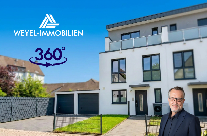 Neuwertiges Einfamilienhaus mit 2 Garagen, Dachterrasse und Wärmepumpe in Toplage von Datteln