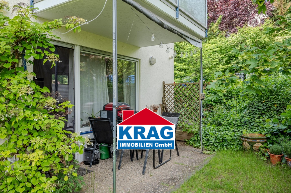 ++ KRAG Immobilien ++ kompakte Wohnung mit Riesengarten, Terrasse und Keller ++