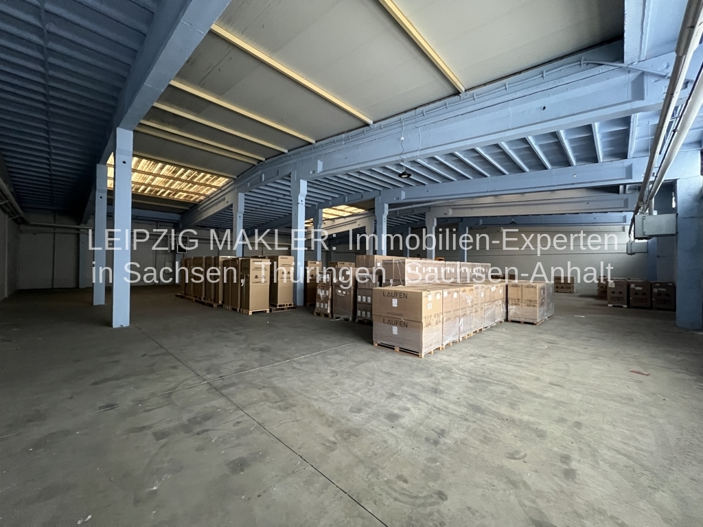 ZU VERMIETEN: Gewerbehalle in der Ottostraße, 06130 Halle –1A Gewerbepark Lager- und Produktionsfläche (998,36m²)