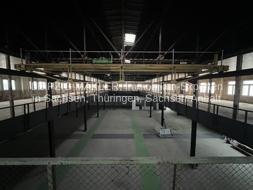 ZU VERMIETEN: Gewerbefläche in der Ottostraße, 06130 Halle –1A Gewerbepark Lager- und Produktionsfläche (370,11m²)  OG