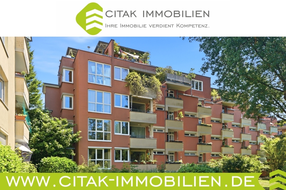4-Zimmer Wohnung mit Loggia in Köln-Nippes zu kaufen. Mit Einbauküche und Gartennutzung