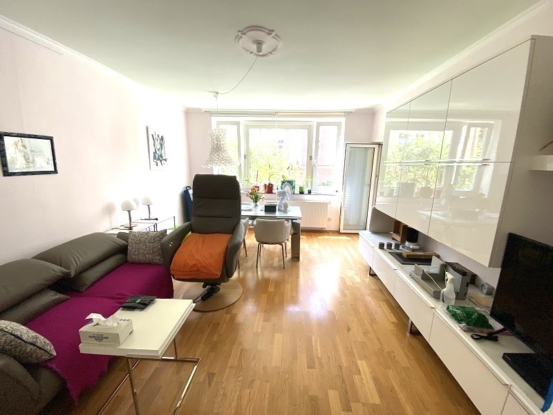 Möblierte 3-Zimmer-Wohnung mit Südwest-Loggia in top Lage Schwabing-West