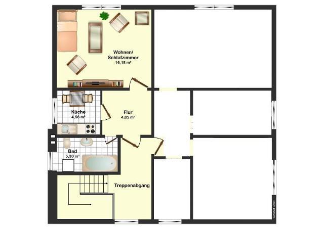 1 Zimmer-Appartment in Beverstedt-Stubben