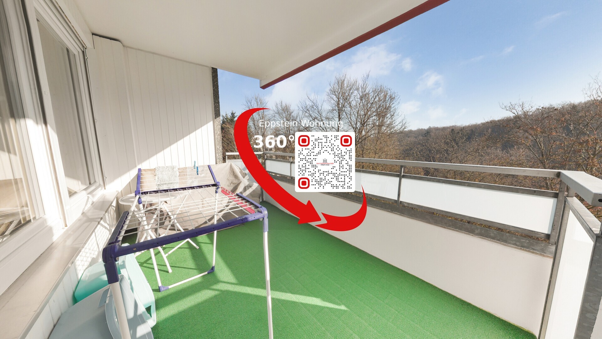 Kapitalanlage oder Eigennutz - Charmante 2-Zimmer-Wohnung mit Loggia in Eppstein