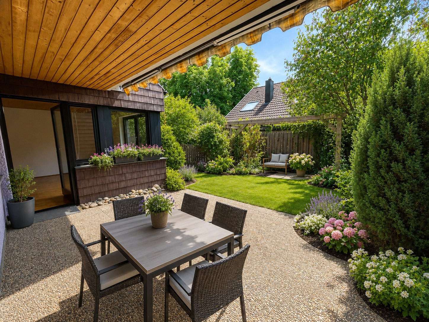 BB: zentrumsnahe 3,5 ZW im EG mit großer Gartenterrasse