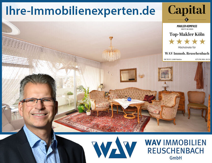 Wohnung in sehr zentraler Lage von Brühl, barrierefrei und 2 Balkone (bezugsfrei)