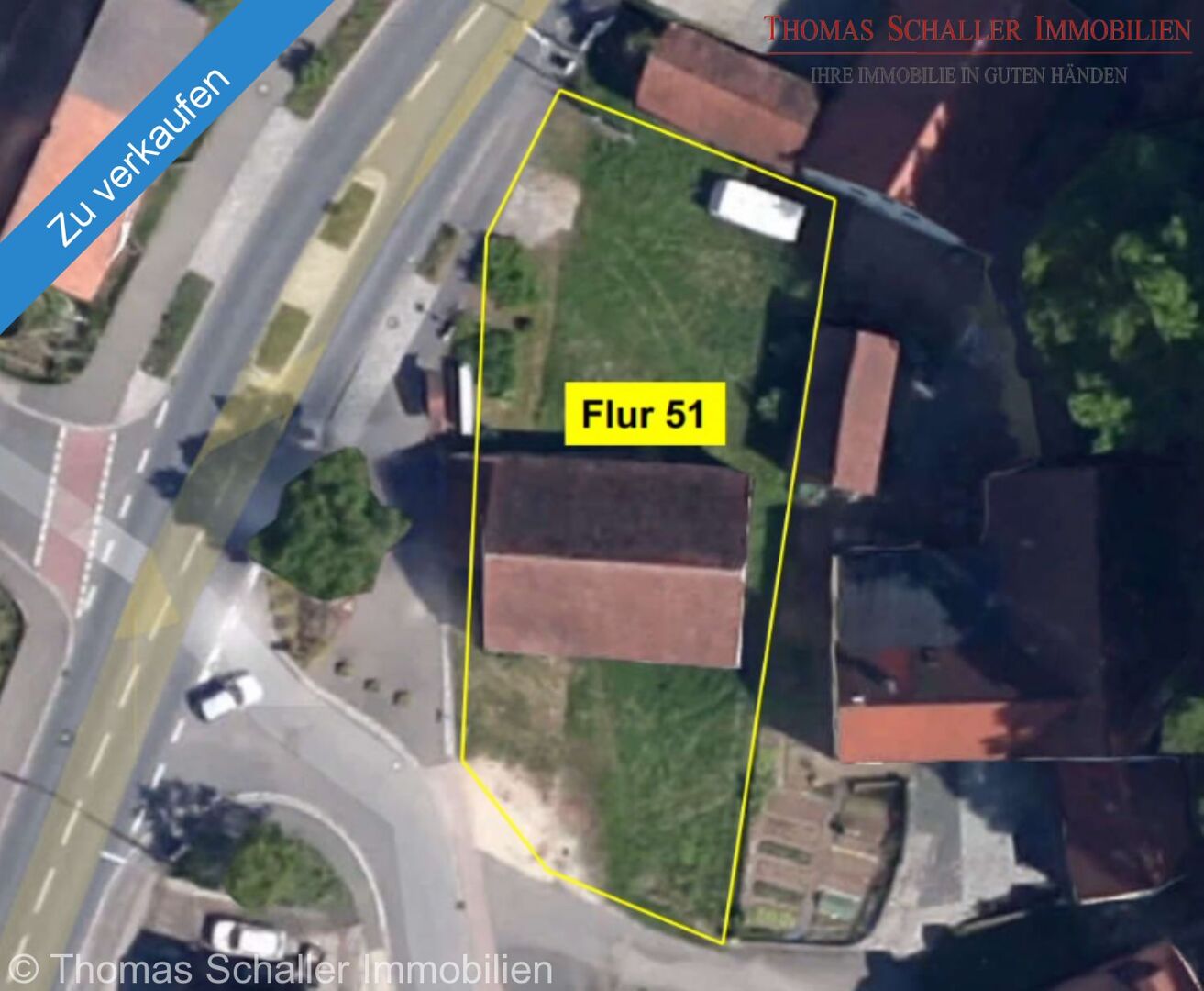 Attraktives Grundstück mit Bestandsmiete in Roßtal-Buchschwabach, 845m²