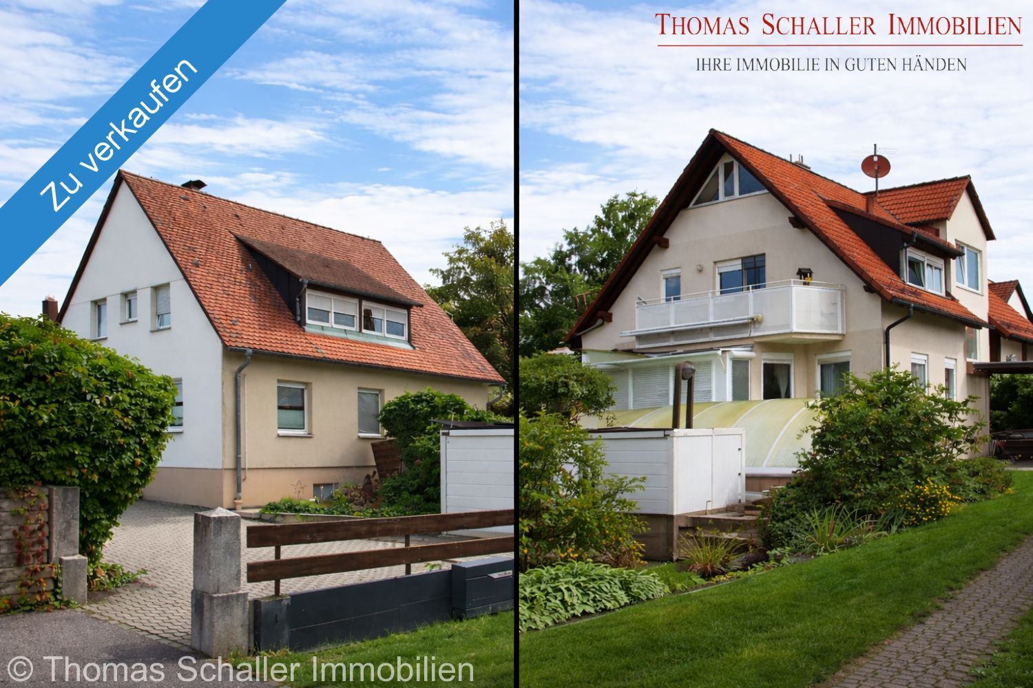 Wohn- und Anlageensemble mit Mehrfamilienhaus & Zweifamilienhaus