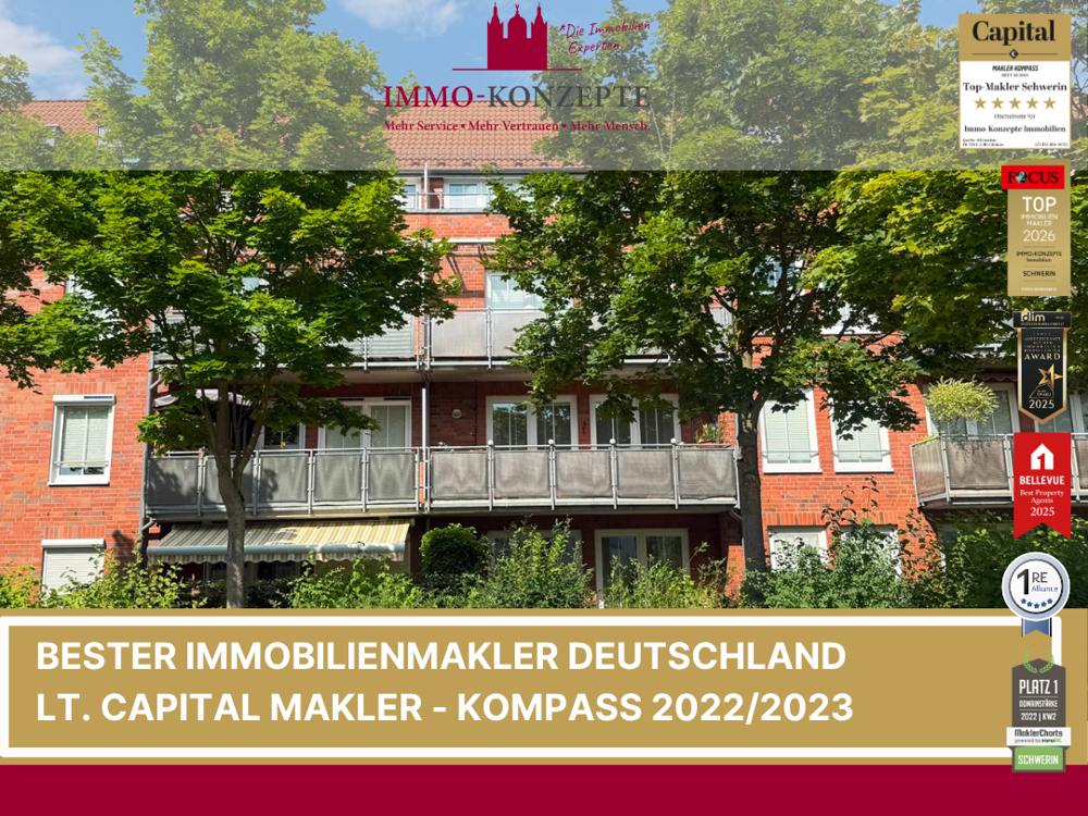 TOP-2-Zimmer Wohnung mit Balkon und Stellplatz