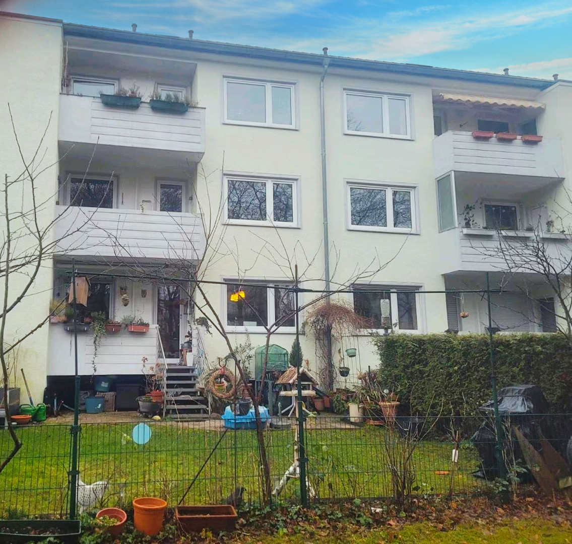 Vermietete 3-Zimmer-Wohnung mit Südwestbalkon in ruhiger Sackgassenlage