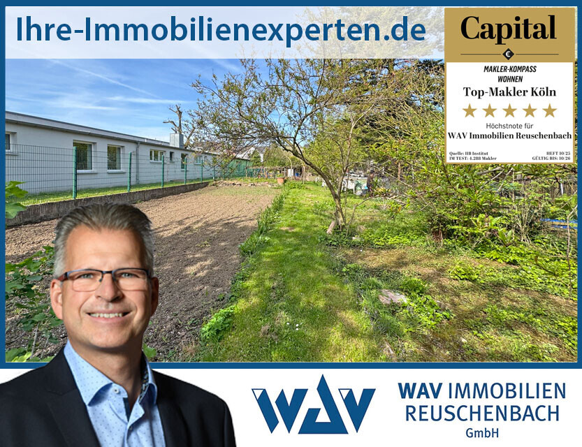 Ihre grüne Oase: Gartengrundstück mit 930 m² in Köln-Meschenich (KEIN Bauland !!!)