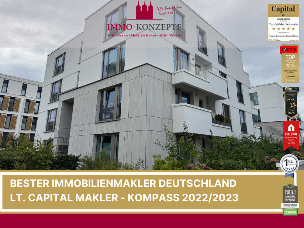 Seenähe - Barrierefreie Luxus-Wohnung mit Gartennutzung + Optional Garagenstellplatz