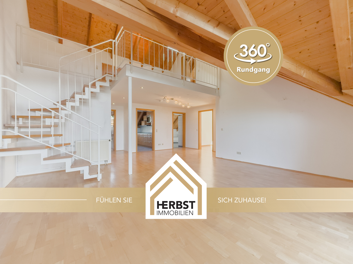 Wohnen auf zwei Ebenen:
4,5-Zimmer-Maisonettewohnung mit Balkon in gepflegter Wohnanlage