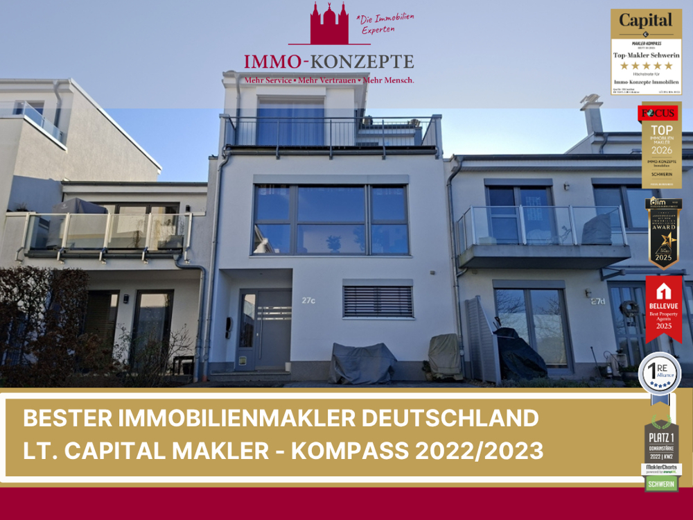 Exklusives Reihenhaus mit Seeblick zur Miete!