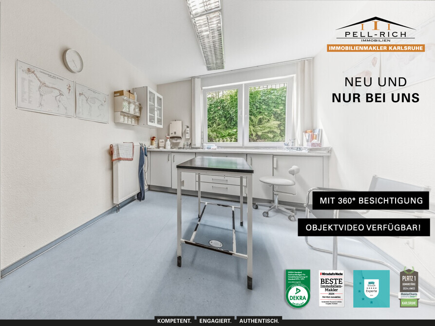 PRAXISVIELFALT: Vielseitig nutzbare Praxisfläche mit Behandlungs-, OP- und Röntgenbereich