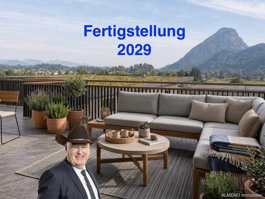 Wohnpark Kaiseraufstieg Ebbs – Haus D Top 12: 3-Zimmer-Dachgeschosswohnung mit ca. 35 m² Dachterrasse