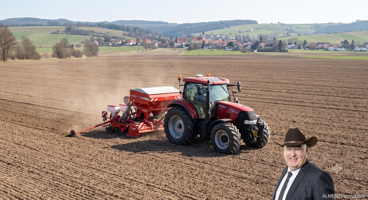 Eine vielversprechende Landreserve bei Wolkersdorf: 4.222 m² Hoffnungsträgerland im Marchfelde des Wiener Speckgürtels