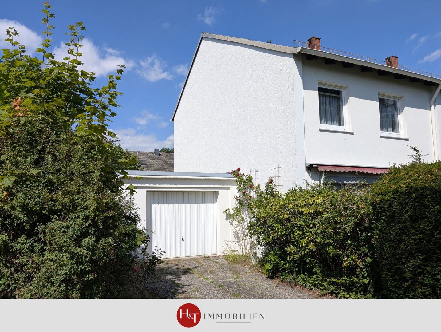 Reihenhaus mit Garage am Haus, Terrasse u. Garten