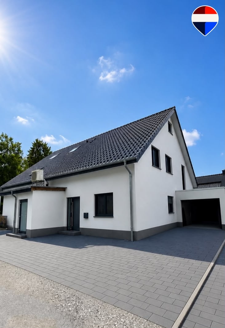 Neubau-Doppelhaushälfte mit KfW-55-Standard und Wärmepumpe in Steinhagen!