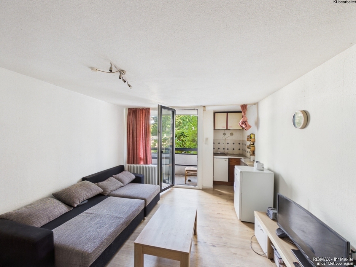 Kapitalanlage am Wöhrder See: Vermietete 1-Zimmer-Wohnung ohne Sanierungsbedarf