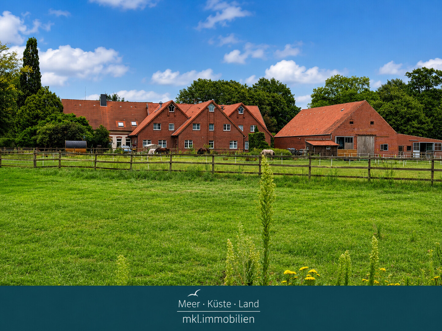 Pferdeparadies auf ca. 3  ha – Einstellbetrieb mit Stallanlage & weitläufigen Weiden zu verkaufen.