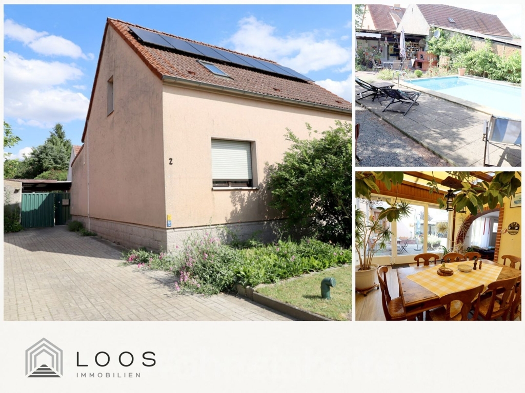 Viel Platz für Familie: 198 m², separater Wohnbereich, Pool und Garten