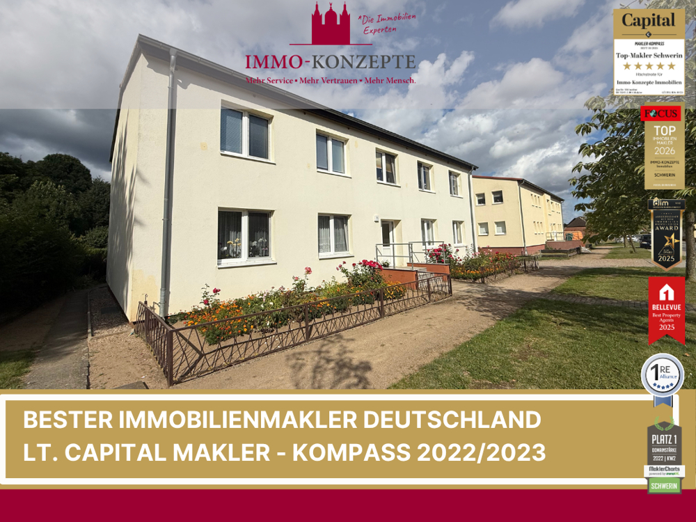 2 vermietete Mehrfamilienhäuser mit Garagen, Gärten und zusätzlichem Grundstück in Demen