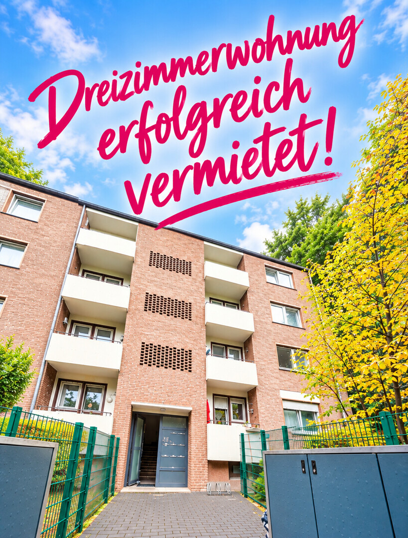 3-Zi Wohnung in Düsseldorf-Garath (Gemarkung Urdenbach) mit Balkon