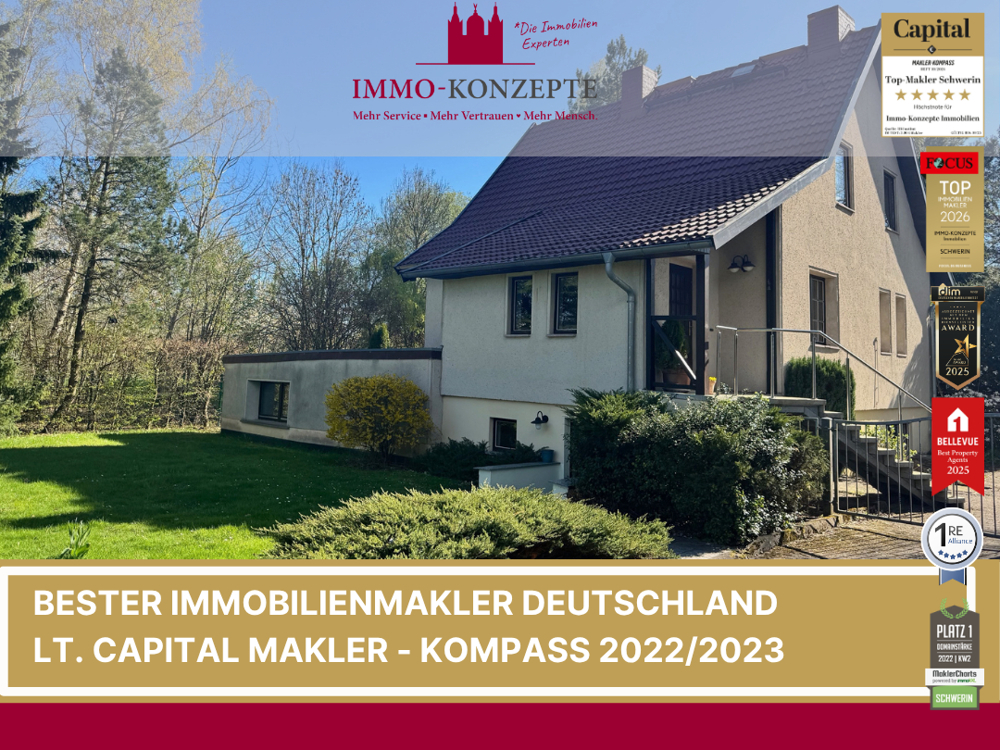 Einfamilienhaus mit separater Praxis/Bürofläche auf parkähnlichem Grundstück