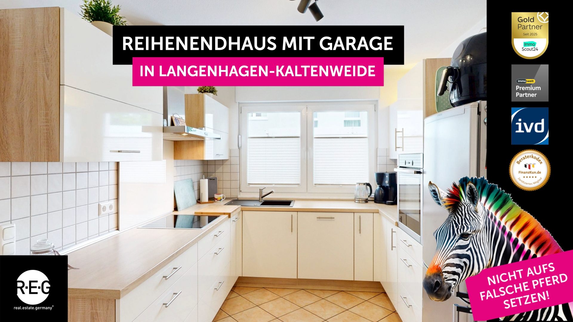Reihenendhaus mit PV-Anlage,Speicher,kleinem Garten und Garage, Langenhagen-Kaltenweide bei Hannover