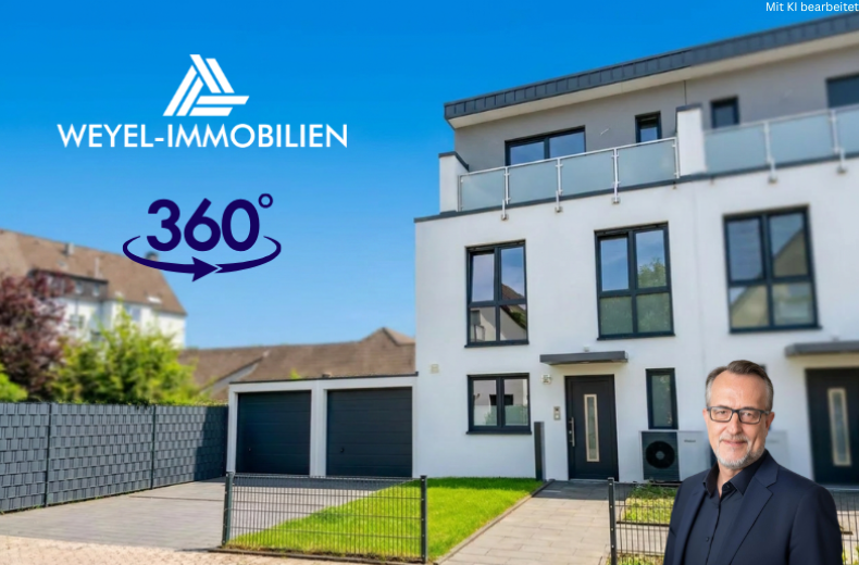 Neuwertiges Einfamilienhaus mit 2 Garagen, Dachterrasse und Wärmepumpe in Toplage von Datteln
