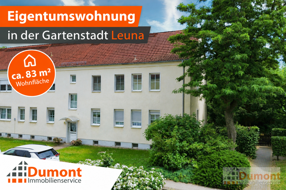 4-Zimmer-Eigentumswohnung in der Gartenstadt Leuna – ideal zur Eigennutzung oder Kapitalanlage