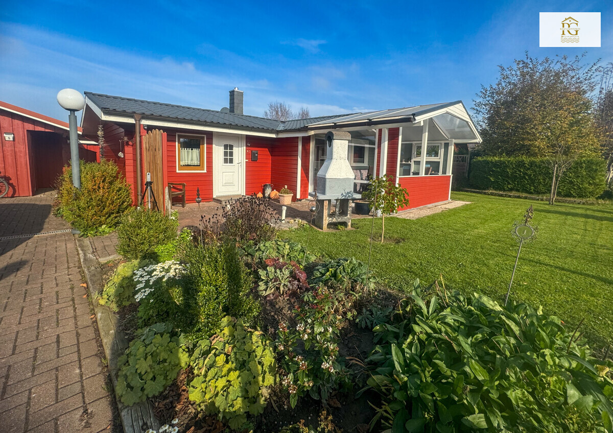 Ferienhaus an der Nordsee-direkt am Oste See nähe Wasserskianlage mit Sauna und Kamin