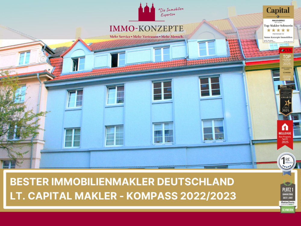 Schöne, gemütliche Wohnung mit Balkon in ruhigem Stadthaus!