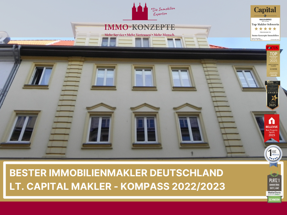 TOP 3- Zimmer- Wohnung mit Balkon u. Einbauküche