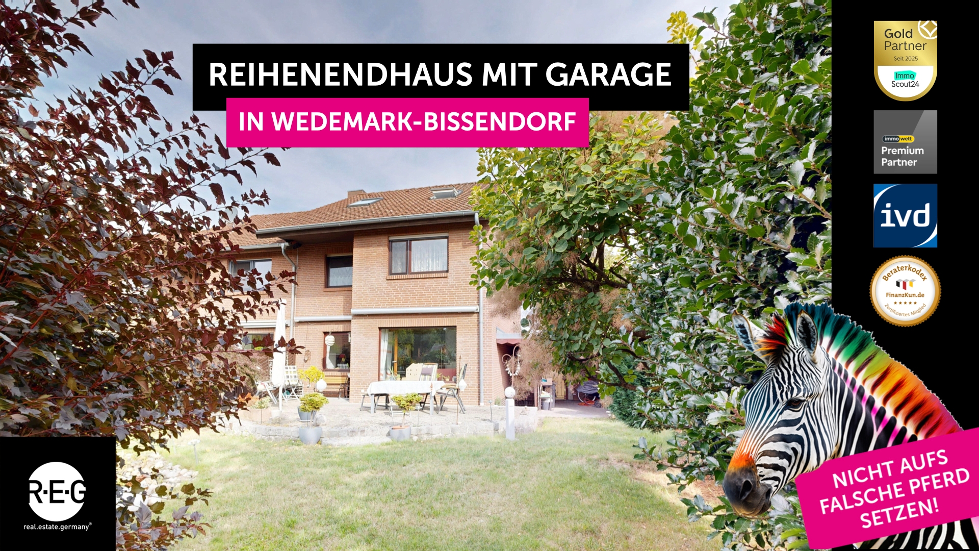Gepflegtes Reihenendhaus mit Keller und Garage in Wedemark-Bissendorf