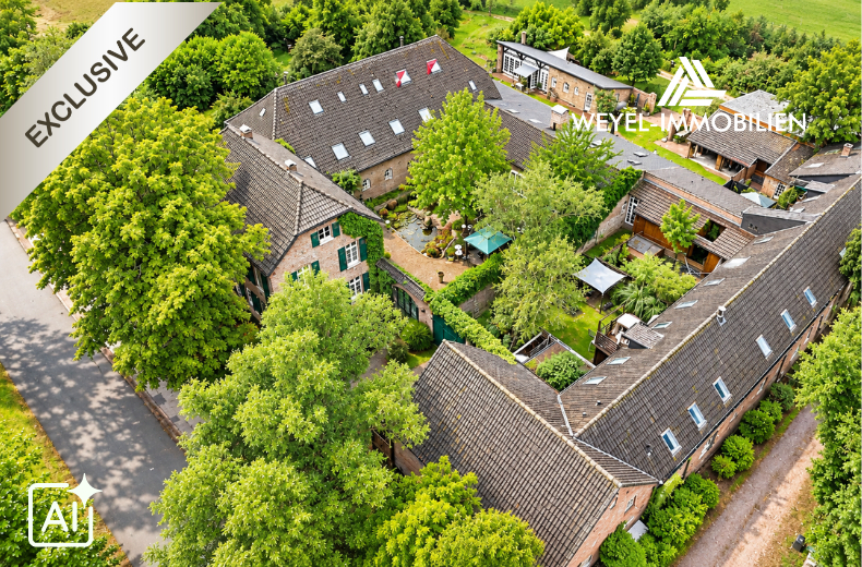 Resthof-Investment mit rund 171.000 Euro Jahresnettokaltmiete und breiter Mieterstruktur