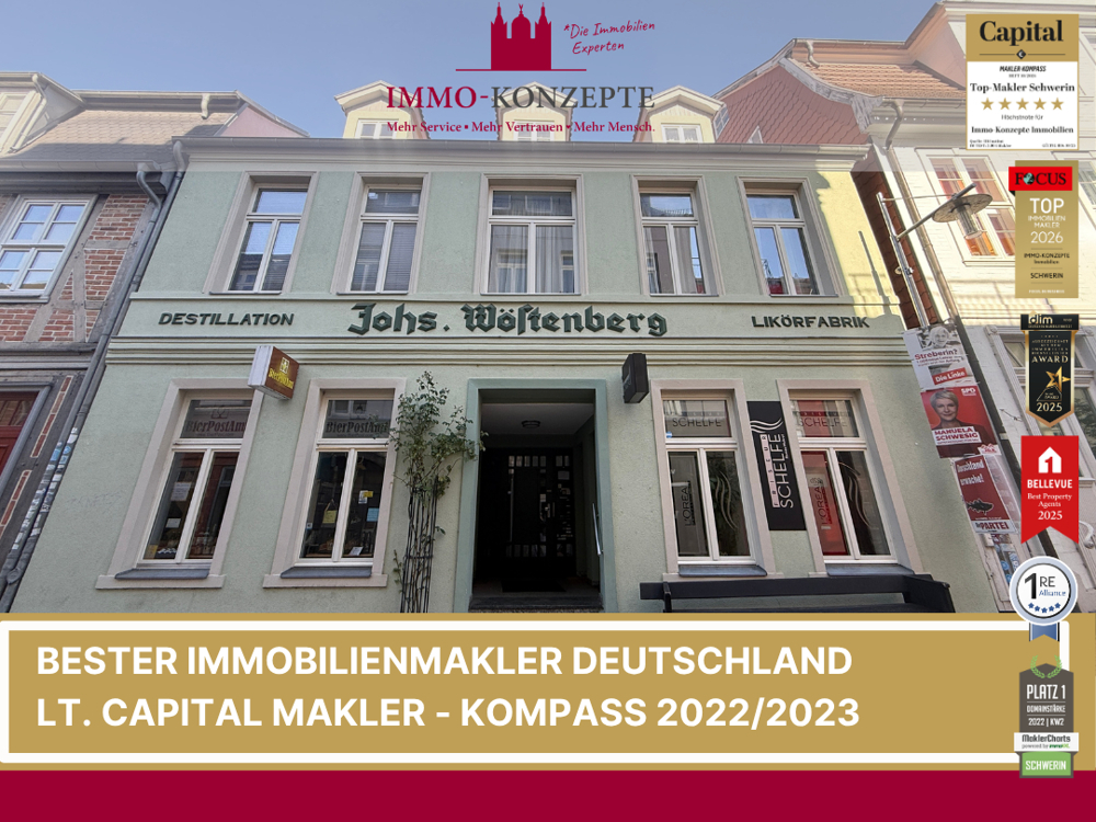 Kleine, gemütliche Wohnung mit Balkon in beliebter Schelfstadt