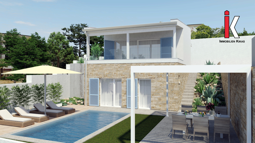 Neubauhaus mit Pool und Meerblick!
Charmante Villa in Starigrad-Paklenica