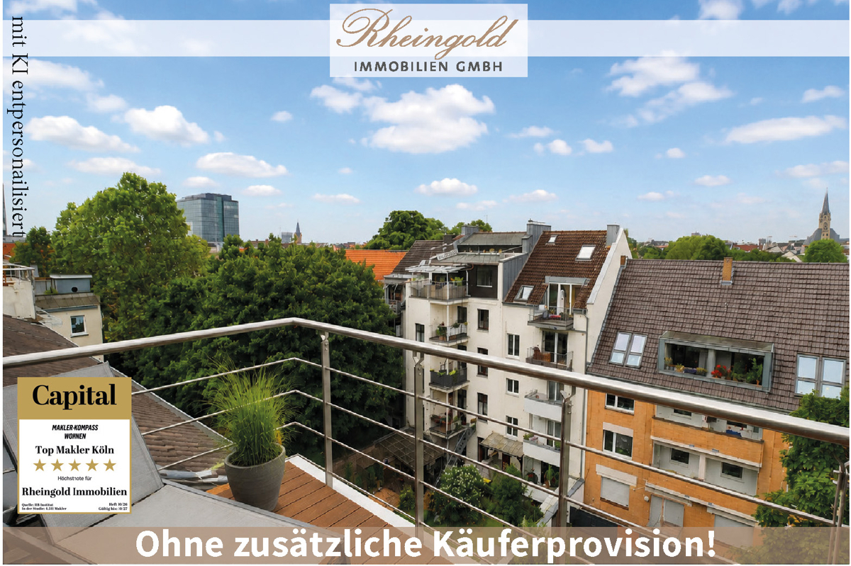 SÜDSTADT-RARITÄT MIT DACHTERRASSE 
3 ZIMMER, GARAGE. JETZT VERMIETET, Zukünftig Ihr Zuhause?