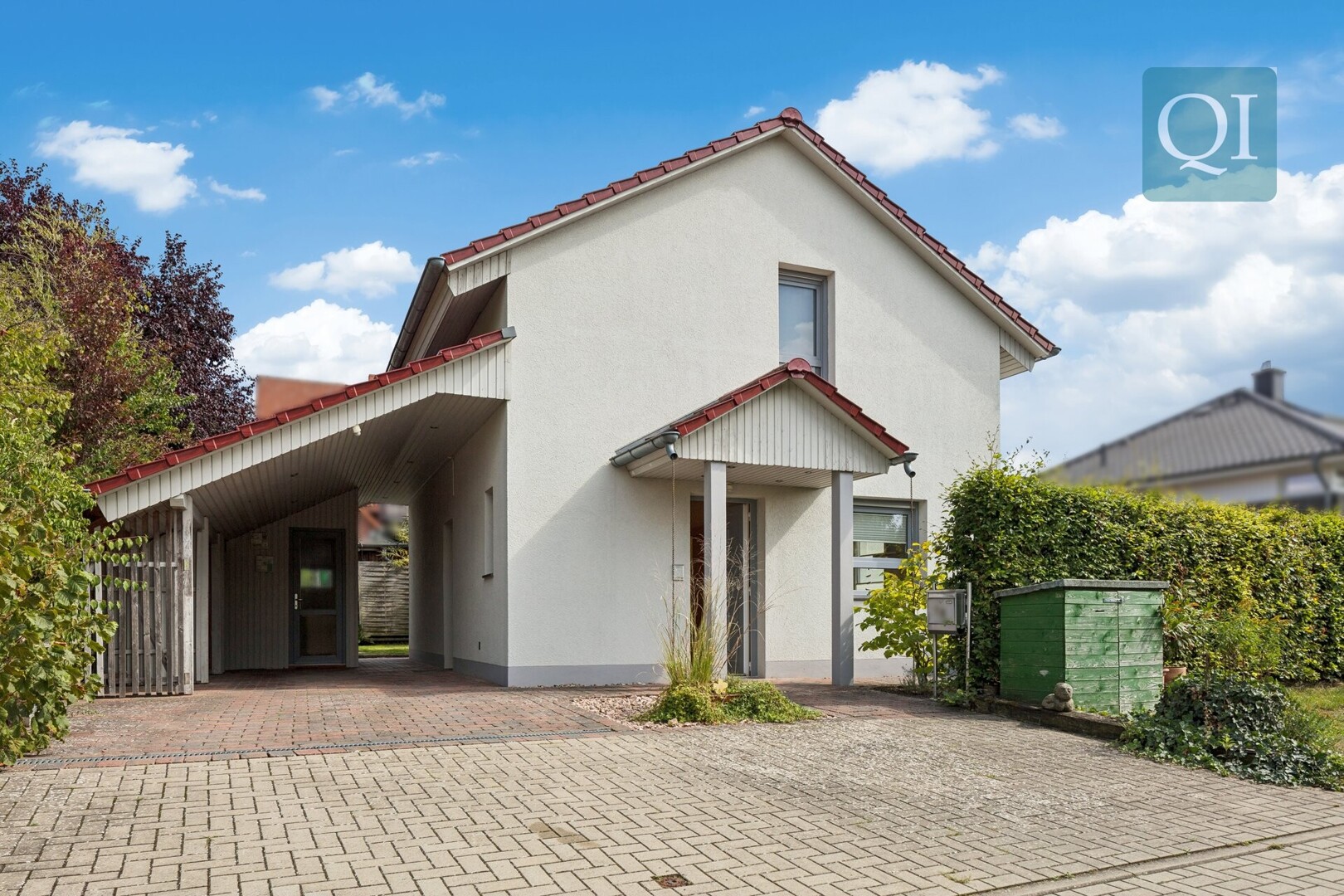 QI: Stilvolles Zuhause in Rethmar mit Kamin und entspanntem Rückzugsort im Wintergarten