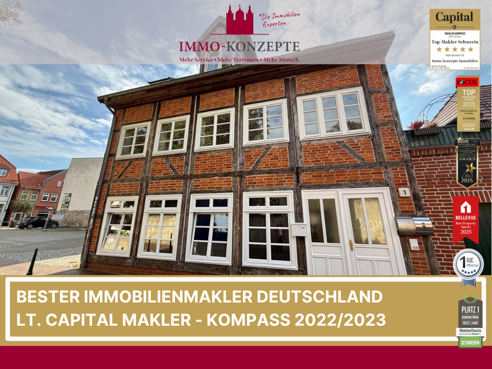 Attraktives Mehrfamilienhaus mit drei Wohneinheiten – Kapitalanlage mit Eigennutzungspotenzial in Hagenow
