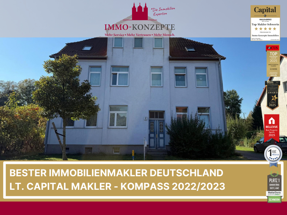 Attraktive Kapitalanlage in Boizenburg/Elbe – Gepflegtes Mehrfamilienhaus mit fünf Wohneinheiten und großzügigem Grundstück